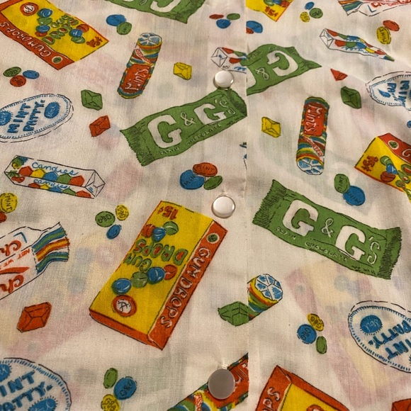 Vintage I & C Isaacson-Carrico of el campo candy pattern 2 pc pajama set. S - Picture 6 of 16